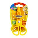 Nożyczki plastikowe z oczkiem 12,5 cm blister żyrafa Colorino Kids 37275PTR