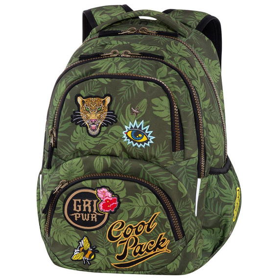 Plecak młodzieżowy Coolpack Dart Badges Girls Green 50434CP nr B19157