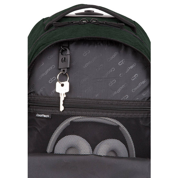 Plecak młodzieżowy na kółkach Coolpack Summit Technic Green E85022
