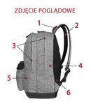 Plecak miejski Coolpack Scout Coral Net 12676CP nr A118