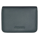 Etui na karty z piekiełkiem skórzane niebieski jeans RFID KB29 BLUE