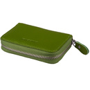Etui na karty poziome skórzane zielone KB08-2 GREEN