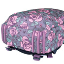 Zestaw szkolny Milan Flowers różowy - plecak 17L i piórnik owalny