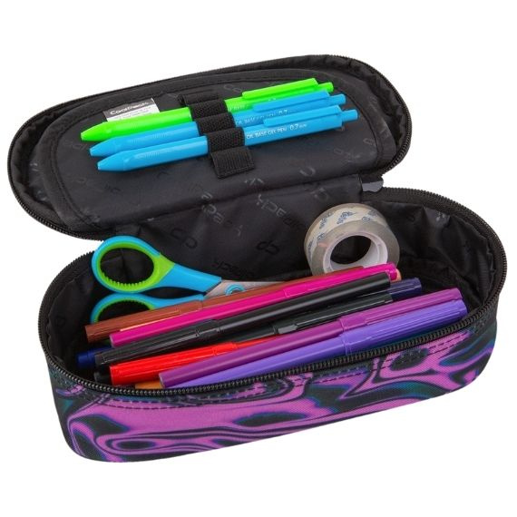 Pencil case CoolPack Campus Camo Mesh Yellow 98410CP No. B62068