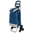 Wózek zakupowy na kółkach składany North Square Davidt's 732.325.34 Czarny