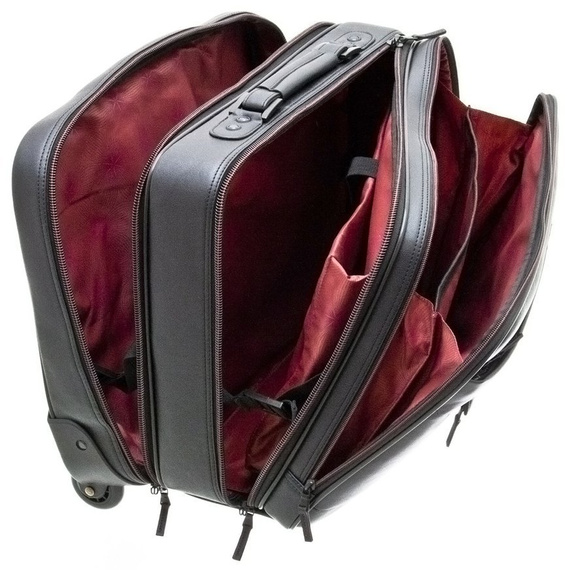 Torba biznesowa na laptopa 17" na kółkach Oran Davidt's 282.114.01 Czarna