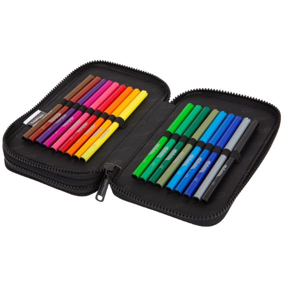 Piórnik szkolny podwójny z wyposażeniem CoolPack Jumper 2 Hobby F066929