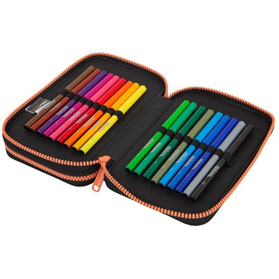 Piórnik szkolny podwójny z wyposażeniem CoolPack Jumper 2 Capybara F066937