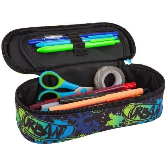 Pencil case CoolPack Campus Camo Mesh Yellow 98410CP No. B62068