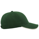 Czapka z daszkiem bejsbolówka ZOOM PIPING SANDWICH GREEN