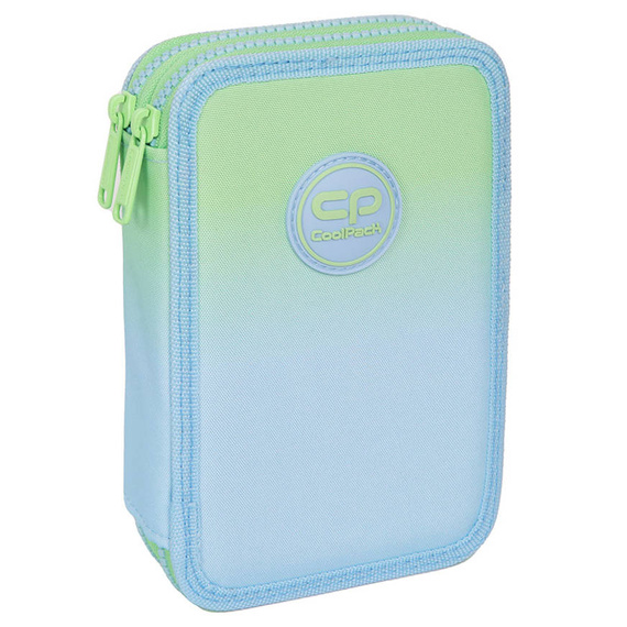 Piórnik szkolny podwójny z wyposażeniem CoolPack Jumper 2 Gradient Mojito F066754