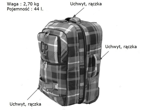 Walizka Coolpack Escape Rubin 46749CP nr 105