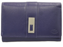 Funkcjonalny elegancki damski portfel Old River 6022-F Fioletowy