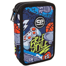 Piórnik szkolny podwójny z wyposażeniem CoolPack Jumper 2 Hobby F066929