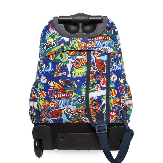 Plecak młodzieżowy na kółkach Coolpack Junior Football Cartoon 26743CP nr B28036
