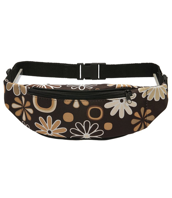 Biodrówka nerka Mr Thomas TOB-612 Brązowa w kwiaty