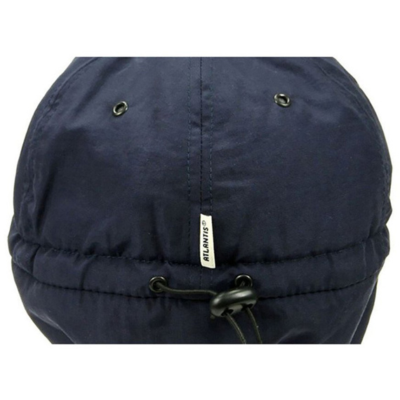 Czapka Atlantis z daszkiem TECHNO FLAP granatowa