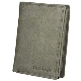 Portfel ze skóry naturalnej szary Black Hawk GBK-109 SZARY