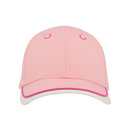 Czapka z daszkiem bejsbolówka KID STAR PINK-WHITE