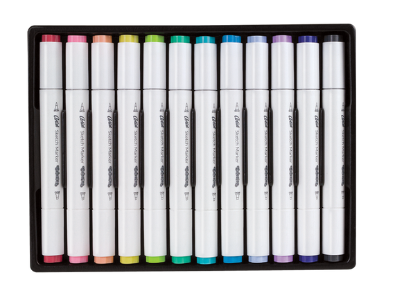 Markery do szkicowania ARTIST pastel 12 kol. Colorino Kids 81100PTR