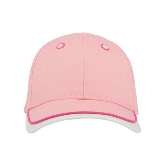 Czapka z daszkiem bejsbolówka KID STAR PINK-WHITE