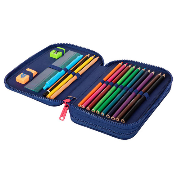 Piórnik szkolny podwójny z wyposażeniem CoolPack Jumper 2 Margaret E66599