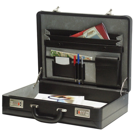 Neseser teczka aktówka dyplomatka Davidt's 282.243.01 Czarna