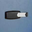 Średnia walizka na kółkach 24" Black Horse Lincoln KC-230069-24 niebieska