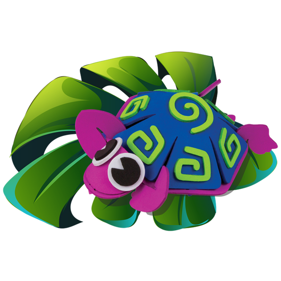 Zestaw piankowy EVA – Stwory z dżungli  Colorino Kids 36766PTR	
