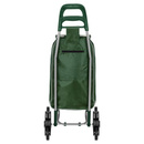Wózek zakupowy na schody Black Horse zielony DC-307B DARK GREEN