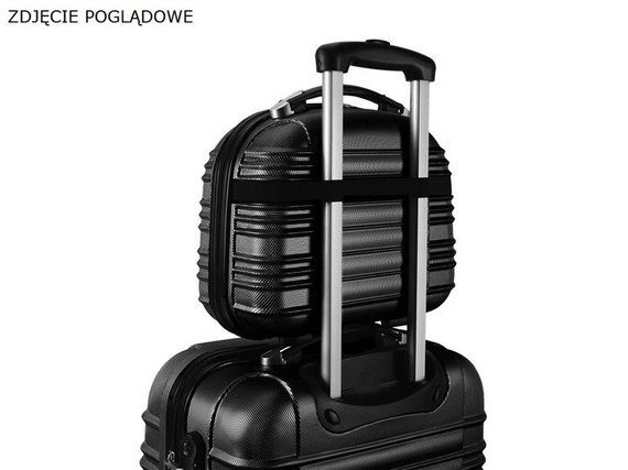 Kosmetyczka - kuferek usztywniany Vip Collection Nevada 14 Czerwona
