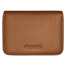 Etui na karty z piekiełkiem skórzane brązowe RFID KB29 BROWN