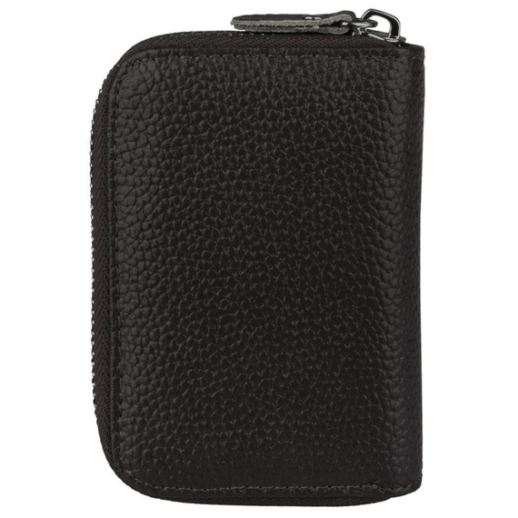Etui na karty poziome skórzane kawowe KB08-2 COFFEE