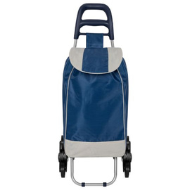 Wózek zakupowy na kółkach składany North Square Davidt's 732.325.34 Czarny