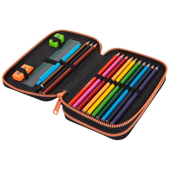 Piórnik szkolny podwójny z wyposażeniem CoolPack Jumper 2 Capybara F066937