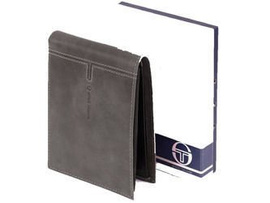 Skórzany portfel męski Sergio Tacchini szary K50TGEP029 GRI