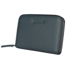 Etui na karty z piekiełkiem skórzane niebieski jeans RFID KB29 BLUE