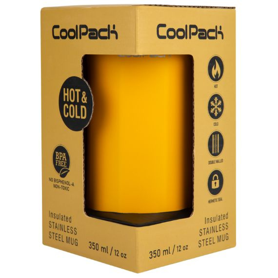 Kubek termiczny Coolpack Coffee Mug Mustard Z29005
