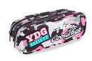 Zestaw Coolpack Camo Pink Badges - plecak Dart i piórnik Clever