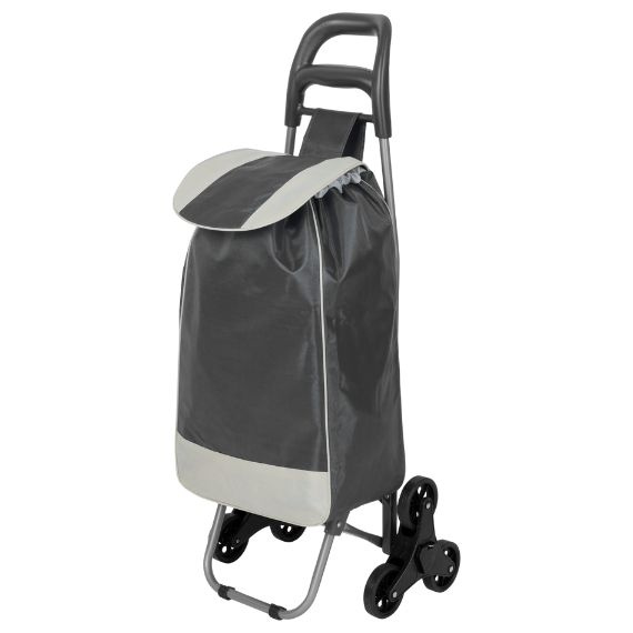 Wózek zakupowy na kółkach składany North Square Davidt's 732.325.34 Czarny