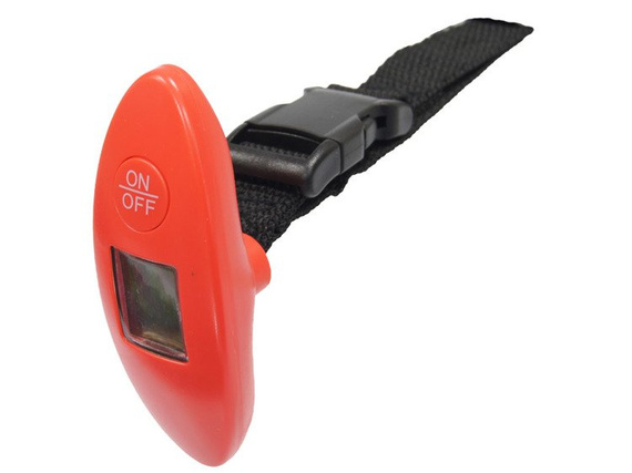 Elektroniczna waga bagażowa do 40 kg Leonardo 15151 Czerwona