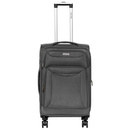 Średnia walizka na kółkach 24" Black Horse Lincoln KC-230069-24 szara