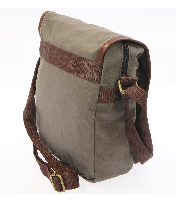 Mała torba na ramię raportówka Mr Thomas TOB-587M Zielona