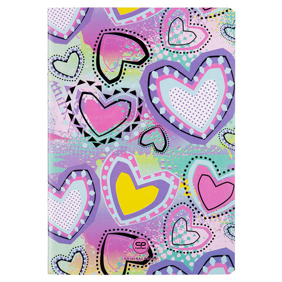 Zeszyt A5 32 kartkowy w linię Coolpack Pastel Heart 71158CP