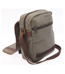 Mała torba na ramię raportówka Mr Thomas TOB-587M Zielona