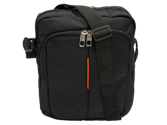 Torba męska na ramię raportówka New Bags czarna NB-5109