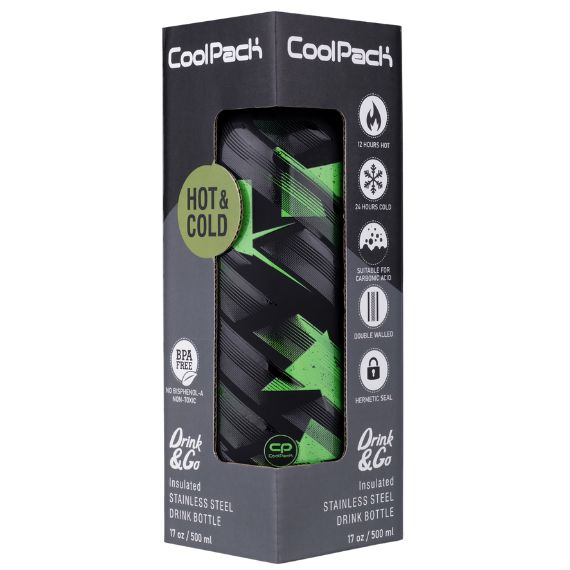 Butelka termiczna Coolpack Bonet Green Mirror Z23920