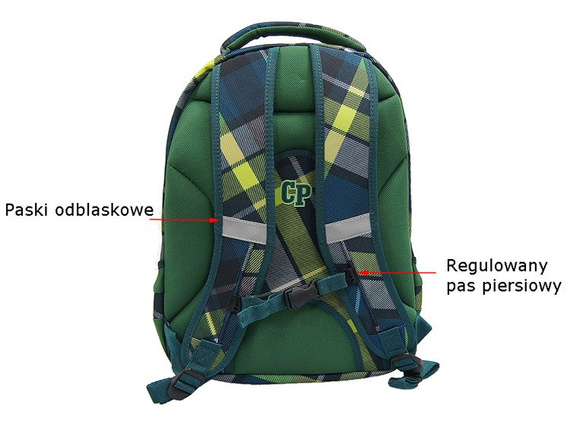 Plecak szkolny Coolpack College Verdure 76920CP nr 623