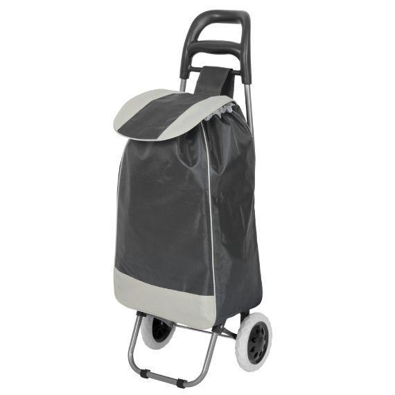 Wózek zakupowy na kółkach Black Horse szary DC-307B-1 GRAY