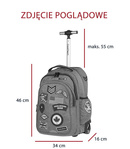 Plecak na kółkach Coolpack Grey Shadow 48248CP nr 191